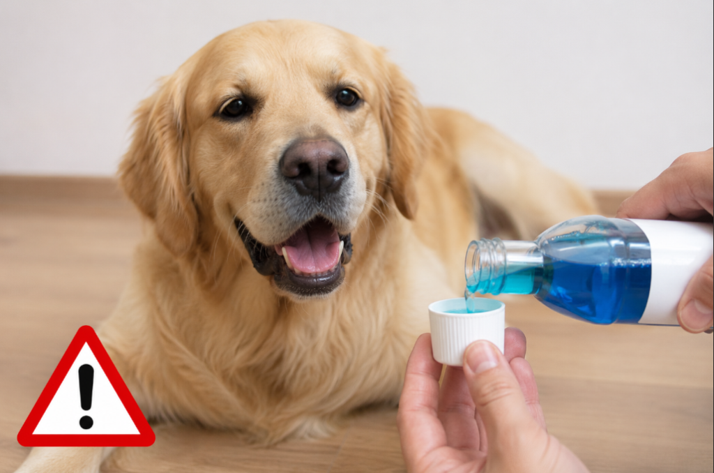líquido dental perros peligroso
