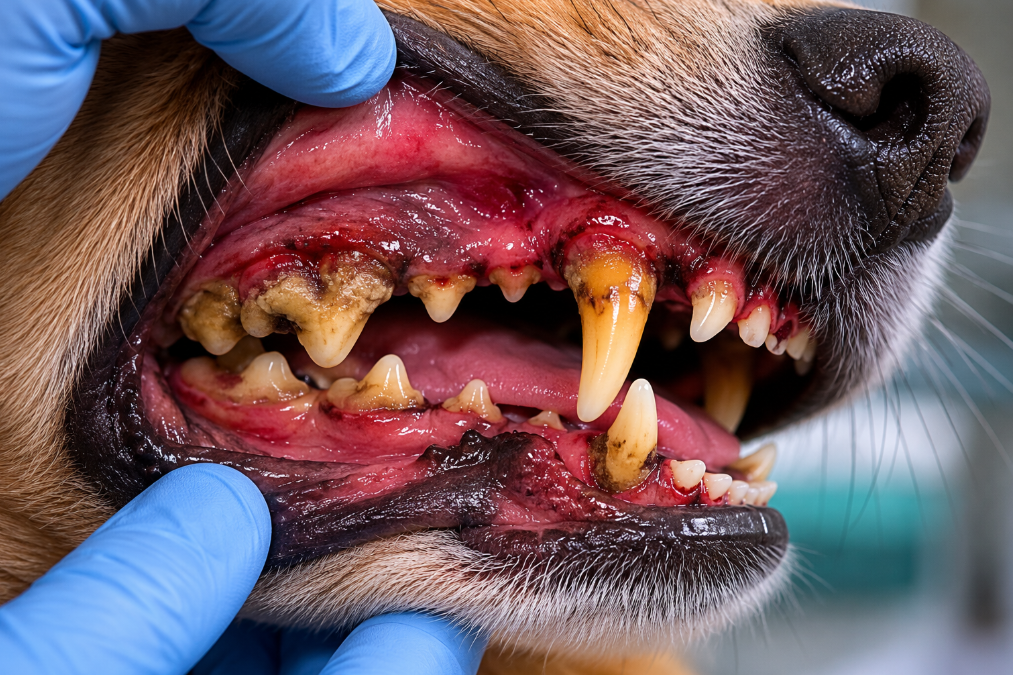 enfermedad periodontal en perros